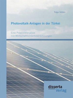 cover image of Photovoltaik-Anlagen in der Türkei